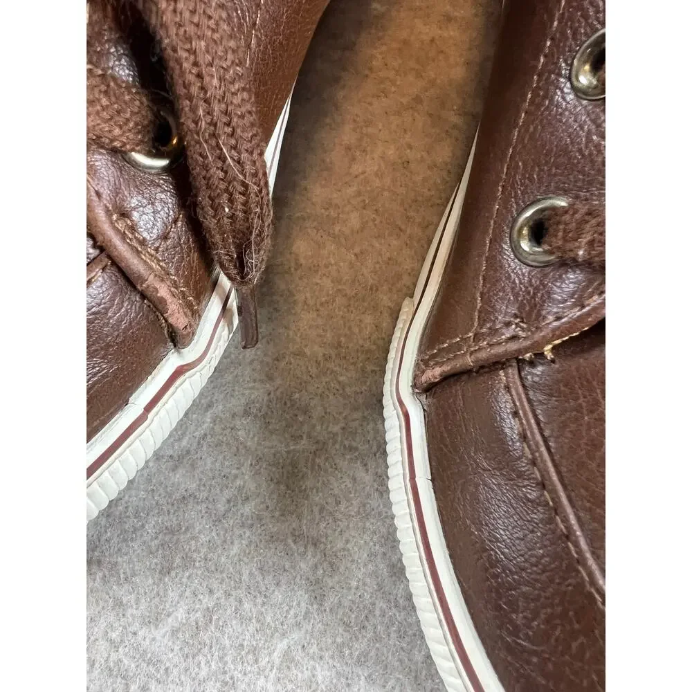 Cat & Jack Florian Brown High Top Sneakers Boys Size 2
